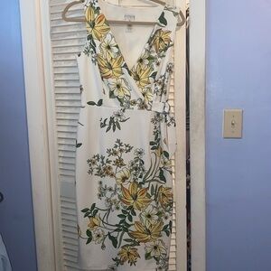 Enfocus Studio White Floral Dress